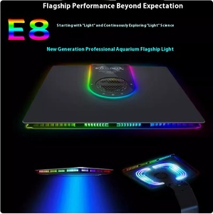 <span class=keywords><strong>Lampe</strong></span> <span class=keywords><strong>LED</strong></span> multispectrale moderne et écologique Maiguang E8 ultra-mince pour <span class=keywords><strong>aquarium</strong></span>, effet lever/coucher <span class=keywords><strong>de</strong></span> soleil, idéale pour coraux SPS/LPS - Product Image 1