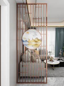 עיצוב פנים גיאומטרי דפוס עיצוב פנים חוצץ מסך נירוסטה דקורטיבי - Product Image 6