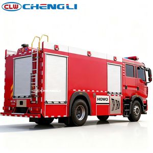 Autocisterna Antincendio SINOTRUK HOWO 8T 4x2 Manuale Euro 4 con Pompa e Avvolgitubo per la Lotta Antincendio nei Parco Industriali - Product Image 5
