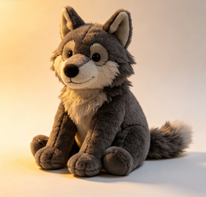 Peluche Personalizado del Lobo Malvado, Muñeco de Peluche para Niños, Relleno de Algodón PP, Suave, Regalo para el Día del Niño, Decoración para el Hogar - Product Image 2