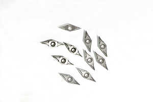 เม็ดมีดเซอร์เมต รุ่น VBGT160402-PF ST550 SHANGTWK สำหรับงานกลึงเหล็กและเหล็กกล้าไร้สนิม - Product Image 3