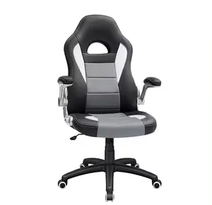 2024 campioni gratuiti design all'ingrosso moderno regolabile con schienale alto chaise bureau Executive Computer scrivania forte Base in nylon