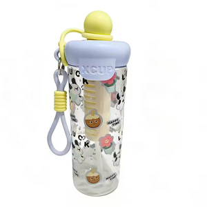 New Floating Plastic Cup Large Capacity Portable Straw BPA Free Leak-Proof Eco-Friendly Cute Outdoor Dishwasher Safe <b>Tea</b> <b>Infuser</b> - Product Image 2
