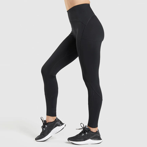 Mallas de entrenamiento de cintura alta hechas en fábrica sin costuras para mujer, mallas de mujer fabricadas profesionalmente a la venta - Product Image 2