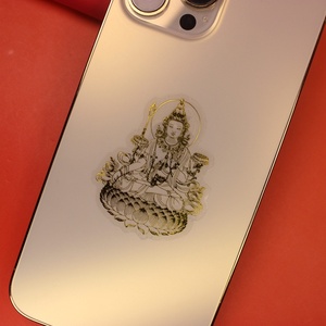 Nuovi Adesivi per Cellulari con Dei Guardiani dello Zodiaco Cinese in Plastica Dorata, Vendita all'Ingrosso - Product Image 2