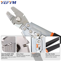 Pince à manchons en aluminium à 8 formes personnalisable OEM Outil de sertissage de câbles métalliques à commande manuelle avec boucle en aluminium Ensembles d'outils de YEJ-122O