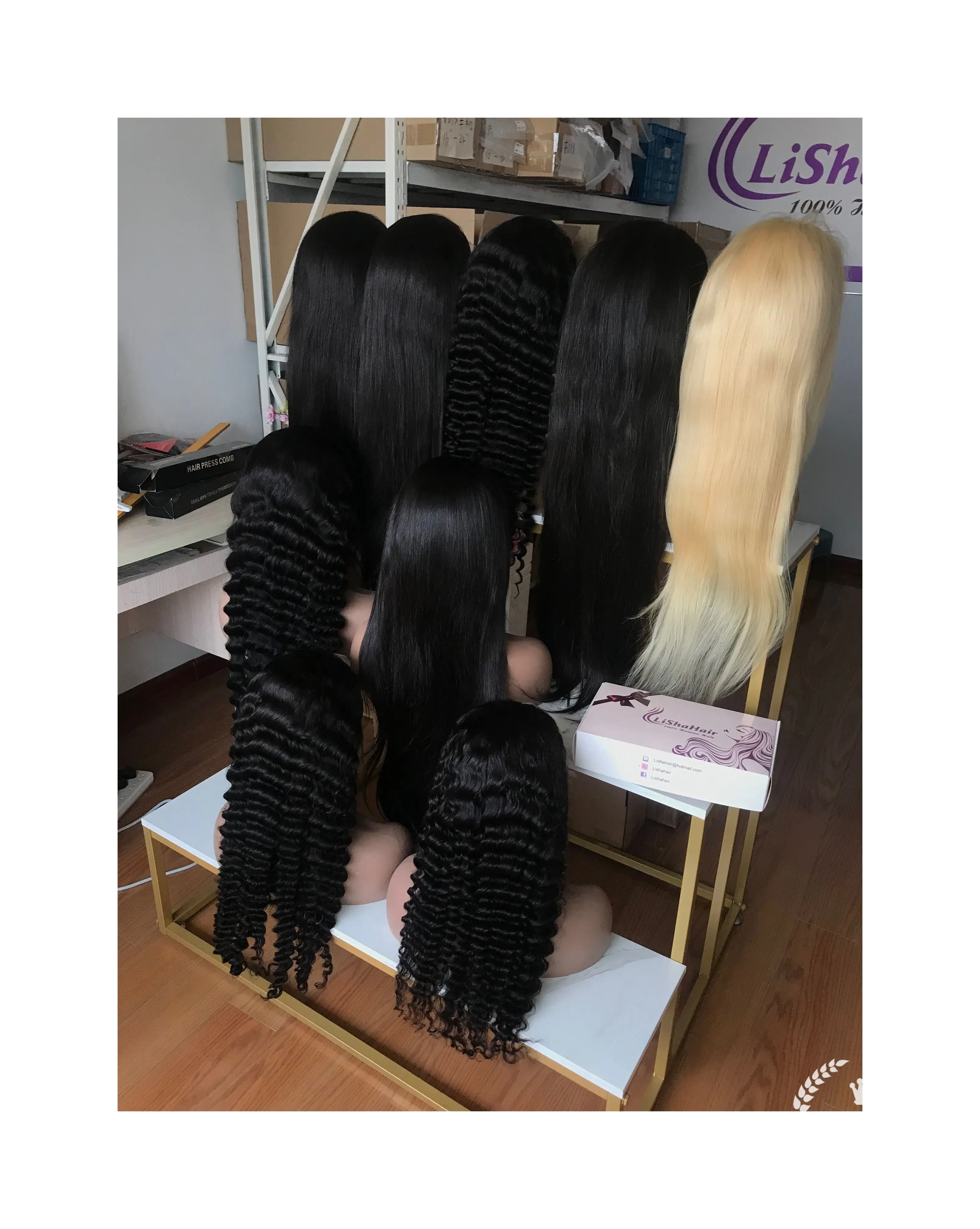 9 Wigs Package Deal Free Shipping 180% Density 22"-28" Wholesale 13x4 Lace Frontal Wigs Vendor Human Hair Lace Front Wigs