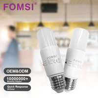Ampoule LED FOMSI E27 220-240V 9W Dimmable Tricolore T37 Sans Scintillement Forme en T 3CCT 3000/4000/6000K Choix de Température de Couleur