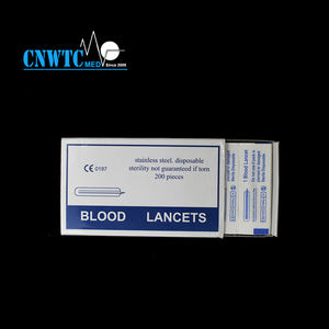 일회용 멸균 의료 플레이크 트위스트 타입 스테인레스 스틸 혈액 란셋 - Product Image 3