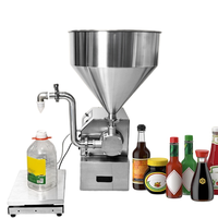 Machine de remplissage de sauces par pesage pour ketchup, beurre de cacahuète, miel, pâte de sésame, en acier inoxydable de qualité alimentaire