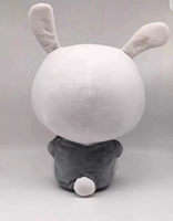 Jouet en peluche lapin certifié CE/ASTM, personnalisable avec logo, très populaire, cœur doux, Kawaii, animal en peluche personnalisé, rembourrage en coton PP