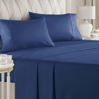 Colcha drap-housse de lit en bambou avec taie d'oreiller