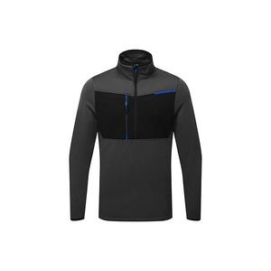 เสื้อฮู้ดใส่ทำงานผ้าฟลีซโลหะสีเทากางเกงยีนส์มีซิปครึ่ง T755MGRXL WX3 - Product Image 1