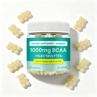 Gomitas de Aminoácidos, Masticables Nutricionales Pre- y Post-Entrenamiento para Atletas, Entusiastas del Fitness, Apoyo para la Resistencia y la Fuerza