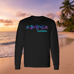 T-shirt à manches longues Barbados Beach Tribal Turtle - Product Image 3