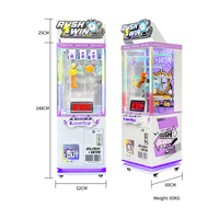 Máquina expendedora de premios operada con monedas, Juego de 7 segundos con luz LED para arcade de centro comercial, Máquina de juego de juguete con cronometraje y premios rápidos
