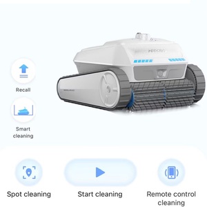 หุ่นยนต์ทำความสะอาดสระว่ายน้ำ EU AIRROBO PC200 ควบคุมผ่านแอพ ไร้สาย เชื่อมต่อ Wifi สำหรับกรองสระว่ายน้ำ - Product Image 4