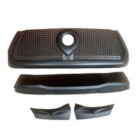 Couvercle de panneau de garniture de hayon de porte arrière Kits de couvercle extérieur de hayon en plastique ABS couvercle de porte arrière pour GWM Poer Cannon