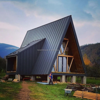 Kits de maisons préfabriquées à ossature acier, cabanes, chalets de villégiature, maisons de jardin, chalets en bois, mini-maisons en A