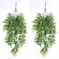Mur de verdure suspendu artificiel EG-G219 pour décor de Thanksgiving de Noël de mariage avec des plantes de feuilles réalistes