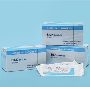Medical Adhesive Silk <strong>Suture</strong> CE ISO Certified Nylon and Polyester Material Class I Instrument Classification - Product Image 1