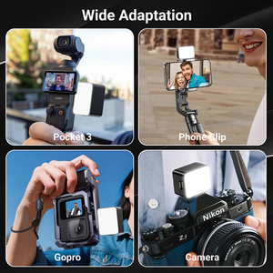 Medalight <span class=keywords><strong>Mini</strong></span> điền vào ánh sáng cho Osmo Túi 3 & cho lạnh giày nóng dẫn vlogging ánh sáng với 2800-6500K màu Temp 3W xách tay - Product Image 5