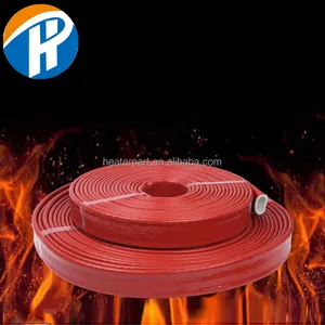 Isolamento De Fibra De Vidro Revestido Silicone De Alta Temperatura Tubos Isolados De Fibra De Vidro De Silicone Sleeving