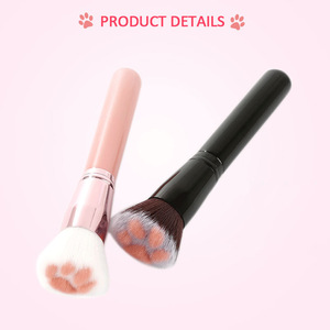 Brocha de Maquillaje Rosa de Marca Privada, Brocha de Maquillaje Líquido para Rubor con Pelo Sintético, Brocha Cosmética Individual para el Rostro - Product Image 6