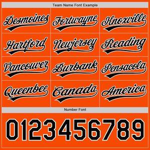Custom <b>Baseball</b> Jersey Orange Black White Stripe Personalized Unisex Adult Quick Dry Sublimated Print <b>Baseball</b> Collar - Product Image 3