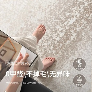 Alfombra Moderna Minimalista Lizhen, Rectangular, Lavable, para Sala de Estar, Dormitorio, Estudio - Product Image 3