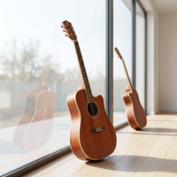 Matte High Quality Wholesale Professional Instrument Acoustic 41 Inch Rosewood Fingerboard Guitar