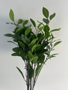 Foglie verdi Decorative evento artificiale di alta qualità vere foglie verdi toccate per composizioni floreali - Product Image 3