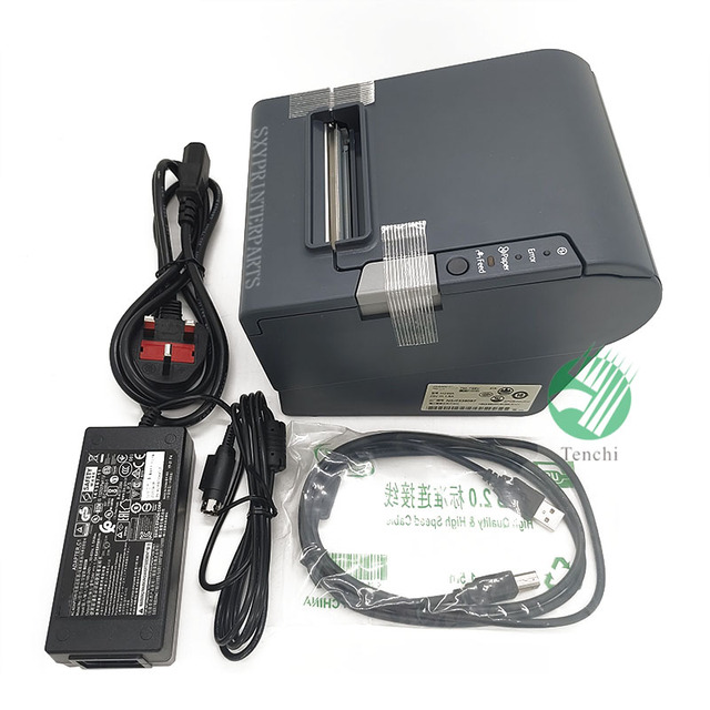 Original New RS-232 Port TM-T88V Barcode Printer Machine M244A for Epson TM T88V TMT88V Label Thermal Printers 80mm 180dpi