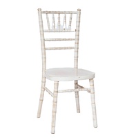 Chaise Chiavari Sunzo en bois massif empilable pour salle à manger, salon moderne, villa, mariage, usage commercial, extérieur, appartement