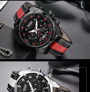 Reloj deportivo multifuncional impermeable personalizado para hombre, reloj de cuarzo - Product Image 2