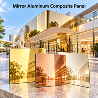Panneau composite en aluminium de 3 mm 4x8 pieds pour plafonds commerciaux