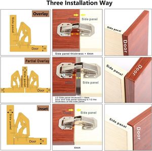 Charnière de porte grenouille en fer réglable Offre Spéciale charnière de pont hydraulique à fermeture douce pour armoires de bureau à domicile de chambre à coucher de cuisine - Product Image 5