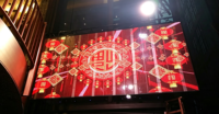 Écran LED transparent de location 1x1 mètre P3.91 4K, 55% de transparence, fonction SDK, mur vidéo, ascenseur, KTV, éducation, commerce de détail