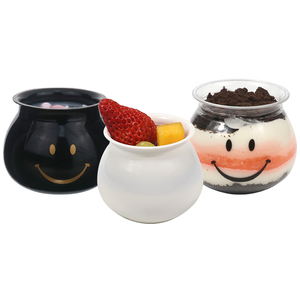 ภาชนะใส่ขนมพุดดิ้งเยลลี่ทำจากพลาสติกขนาดเล็กทรงกลมแบบใช้แล้วทิ้ง - Product Image 3