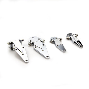 บานพับเหล็กกล้าไร้สนิม Tianjia รุ่น K16 สำหรับงานหนัก บานพับเฟอร์นิเจอร์อุตสาหกรรมแบบเต็มพื้นผิว สำหรับตู้เก็บความเย็น - Product Image 1