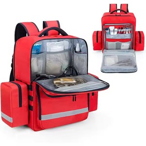 Mochila médica para EMS y socorristas de salud en el hogar First Responder Trauma EMT Bag con bolsas desmontables - Product Image 1