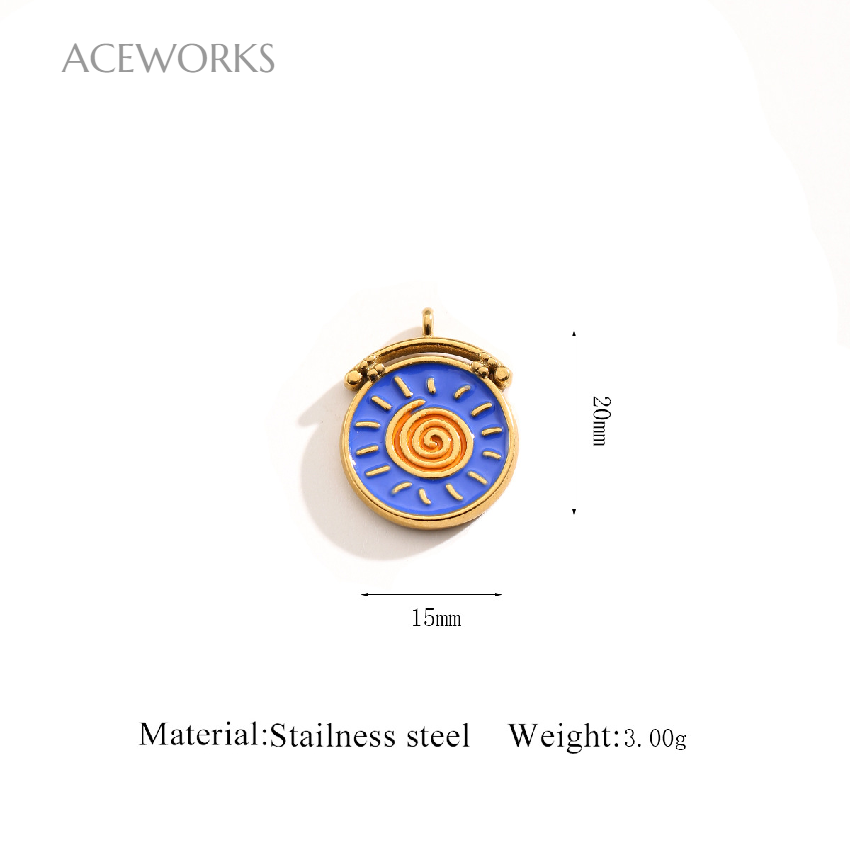 Spiral Blue-Gold