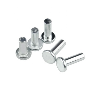 Remaches Sólidos de Cabeza Plana de Acero Galvanizado DIN 7338 <span class=keywords><strong>para</strong></span> Forros de Freno <span class=keywords><strong>y</strong></span> Embrague - Product Image 4