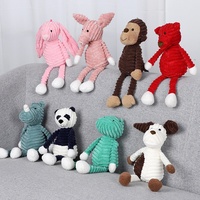 Peluche mignonne renard, grenouille, canard – Animaux de la jungle en peluche de dessin animé