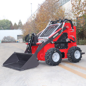 รถตักล้อยางขนาดเล็ก Spot Factory Mini Skid Steer Loader พร้อมหัวขุดดิน รับประกัน 2 ปี เครื่องยนต์ดีเซล EPA พร้อมมอเตอร์ปั๊มของ Kubota - Product Image 5