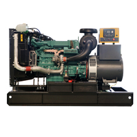Générateur diesel triphasé portable 100 kVA 110 kVA 120 kVA 150 kVA 180 kVA Volvo, type ouvert, alimentation de secours