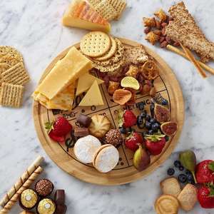 Charcuterie en bambou de qualité supérieure de 10 pouces Lazy Susan pour délices culinaires et blocs à découper pratiques - Product Image 3