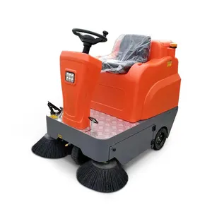Newly arrival airport runway road dust sweeping floor sweeper with wide brush