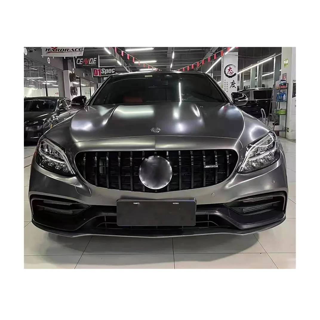 Body Kit for Mercedes Benz C-class W205 Black Carton 1 Set Mercedes-benz Front Grille 2013-2015 Benz Sl ABS,ABS C-CLASS (W205)
