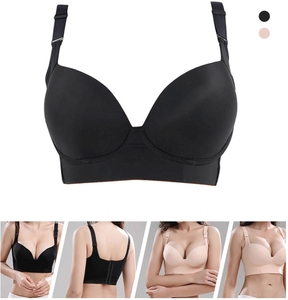 Hygieia Tùy Chỉnh Của Phụ Nữ Sâu Cup Đầy Đủ-Bảo Hiểm <span class=keywords><strong>Push</strong></span> <span class=keywords><strong>up</strong></span> Shaper Áo Ngực Ẩn Trở Lại Chất Béo Làm Mịn Điêu Khắc Nâng Nâng Shaplass Áo Ngực - Product Image 2